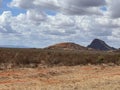 Hills along Nairobi Mombasa highway Kenya, Africa Royalty Free Stock Photo