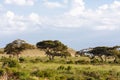 Hills of Amboseli. Landscapes of Eastest Africa.