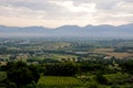 Hills in the beautiful Marche countryside near matelica,italy Royalty Free Stock Photo