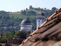 Hills and churchs towers in Sighisoara