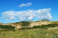 Hills and clouds in Wijk ann Zee, Holland