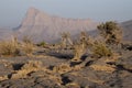 Hills of Jabal Shams, Oman Royalty Free Stock Photo