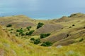 Hills on Lawadarat Isle, Komodo National Park, Flores, Indonesia Royalty Free Stock Photo