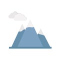 Hills Line Style vector icon which can easily modify or edit