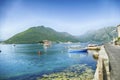 Hills and mountains frame the Bay of Kotor