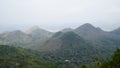 hills mountains trees jungle desert ridges vegetation atmosphere hilly area filled with greenery Royalty Free Stock Photo