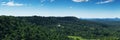 Hills and pasture of the Sunshine Coast hinterland. Royalty Free Stock Photo