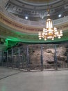 the hills of safa and marwah in the haram mosque, a place that must be visited when performing Umrah Royalty Free Stock Photo