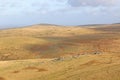 Hills and Tors of Dartmoor, Devon Royalty Free Stock Photo