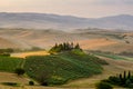 Hills of Tuscany. Italy. Sunrise