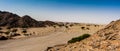 A view of Wadi Massal at the north entrance, Riyadh Province, Saudi Arabia