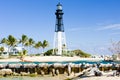 Hillsboro Lighthouse, Pompano Beach, Florida, USA Royalty Free Stock Photo