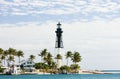 Hillsboro Lighthouse, Pompano Beach, Florida, USA Royalty Free Stock Photo