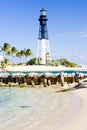 Hillsboro Lighthouse, Pompano Beach, Florida, USA Royalty Free Stock Photo