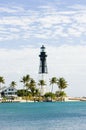 Hillsboro Lighthouse, Pompano Beach, Florida, USA Royalty Free Stock Photo