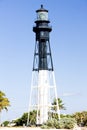 Hillsboro Lighthouse, Pompano Beach, Florida, USA Royalty Free Stock Photo