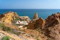 hillside facing the Mediterranean sea in the locality of carvoeiro in dry algar.