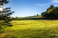 Hillside Golf Course at Sunset Royalty Free Stock Photo