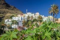 La Gomera hillside homes Royalty Free Stock Photo