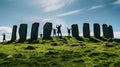 Playful Storytelling: Joyful Celebration Of Nature At Stonehenge In Scotland