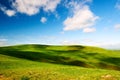 The hillside on the summer grassland of Hulunbuir,China. Royalty Free Stock Photo