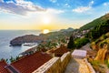 Hillside view of Dubrovnik
