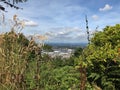 Hillside view over Portland, Oregon, facing East