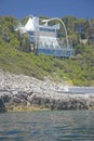 Hillside Villa,Saint Jean Cap Ferrat, French Riviera, France Royalty Free Stock Photo