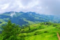 Hillsides beautiful mountain landscape.