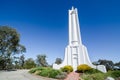 Hilltop observation area with World War I & II memorials was erected by the citizens of Albury to commemorate.