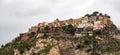 Hilltop village of Castelmola, Sicily, Italy, Royalty Free Stock Photo