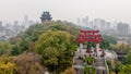 Hilltop vista in Wuhan, China
