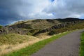 Hillwalking Path at Arthur's Seat Royalty Free Stock Photo