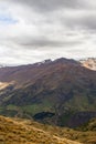 Hilly area around Queenstown. South Island, New Zealand Royalty Free Stock Photo