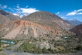 Hilly landscape in the Fan Mountains. Pamir. Tajikistan