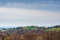 Hilly landscape of Goricko Royalty Free Stock Photo