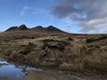 Hilly landscape in Northern Ireland