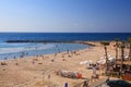 Hilton Beach in Tel Aviv, Israel