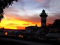 Hilton Head island lighthouse Royalty Free Stock Photo