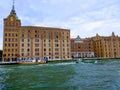 Hilton Molino Stucky is a luxurious Venetian hotel housed in a restored mill flour grinding plant on the shore of the island of