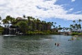 Hilton Waikoloa Village Resort on Big Island in Hawaii Royalty Free Stock Photo