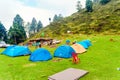 Prashar lake base camp Royalty Free Stock Photo