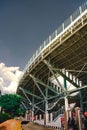 Himachal Pradesh Cricket Association Stadium (HPCA) in Dharamshala, Kangra district, India Royalty Free Stock Photo