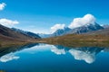 Chandra Taal Moon Lake in Lahaul and Spiti, Himachal Pradesh, India.