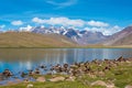 Chandra Taal Moon Lake in Lahaul and Spiti, Himachal Pradesh, India.