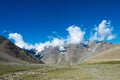 Kunzum Pass Kunzum La in Lahaul and Spiti, Himachal Pradesh, India. Royalty Free Stock Photo