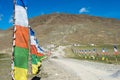 Kunzum Pass Kunzum La in Lahaul and Spiti, Himachal Pradesh, India. Royalty Free Stock Photo