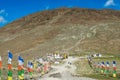 Kunzum Pass Kunzum La in Lahaul and Spiti, Himachal Pradesh, India. Royalty Free Stock Photo