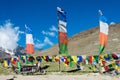 Kunzum Pass Kunzum La in Lahaul and Spiti, Himachal Pradesh, India. Royalty Free Stock Photo