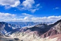 Himalay and sky view from NamnungLa pass, Ladakh, India